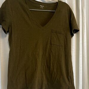 Madewell Olive Short Sleeve Tee